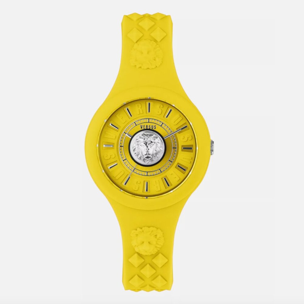 Bright Yellow Versace Womens Watch NEW